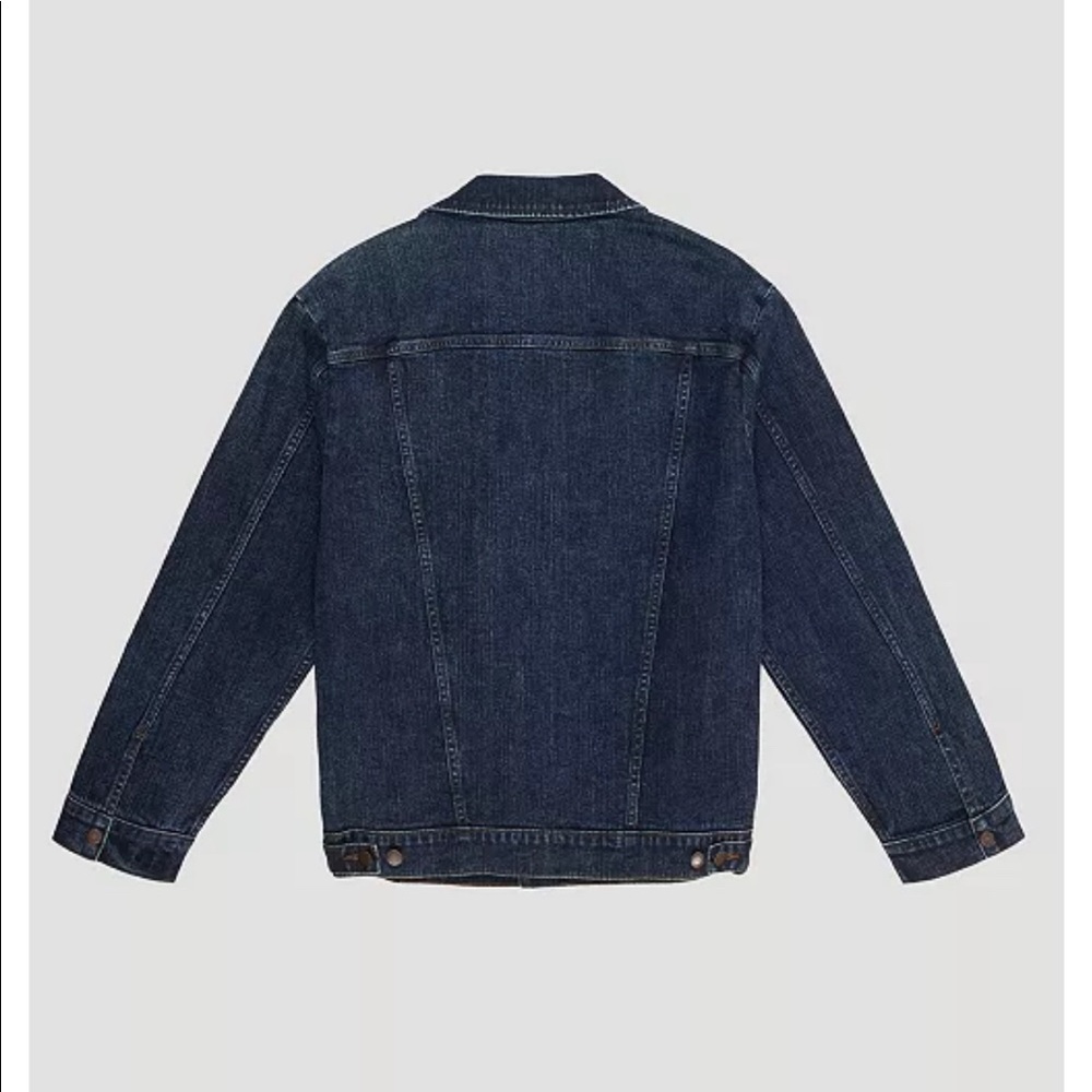 Wrangler Men's Unlined Denim Jacket Brand New XLarge Navy - Picture 5 of 6